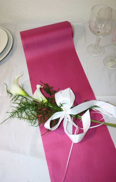 Tischband Pink Hochzeit