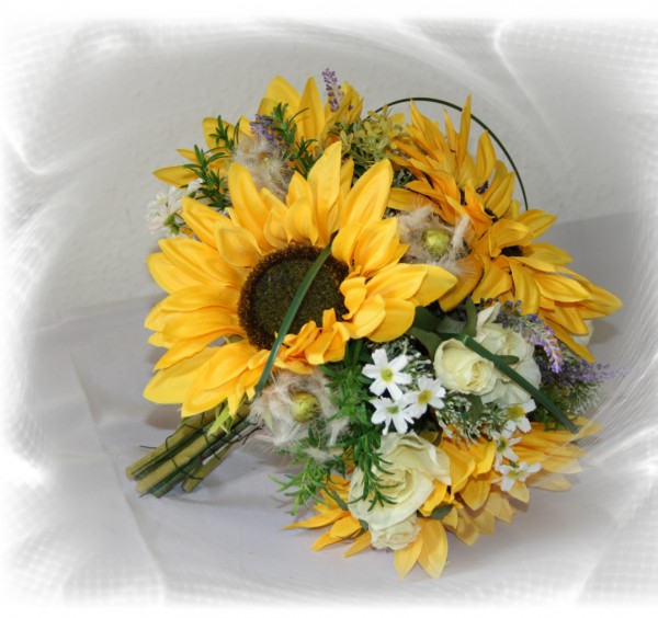 Brautstrauss Sonnenblumen 