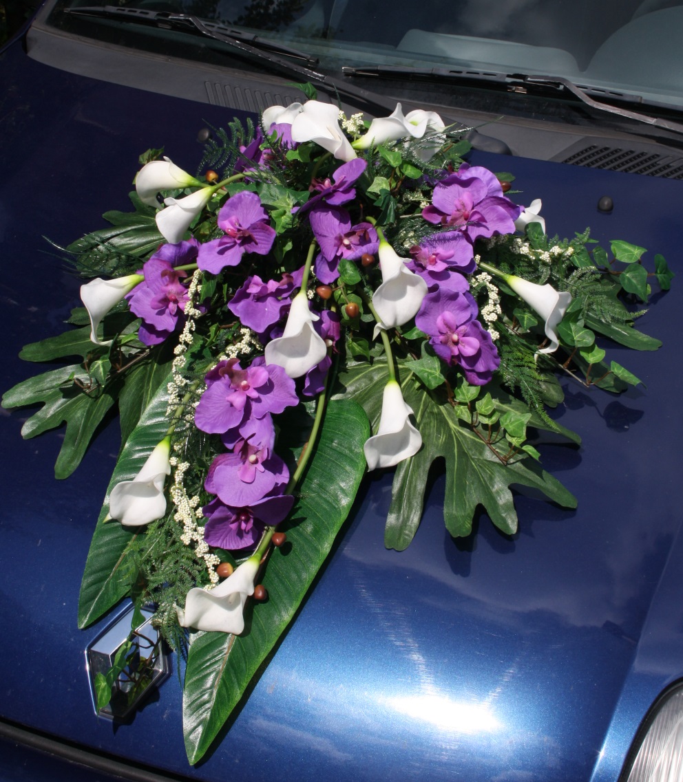 Lila Blumen-Anhänger Für Auto-Parfümflaschen, Auto-Dekoration